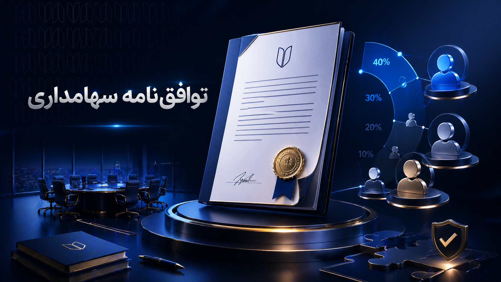 توافق‌نامه سهامداری چیست؟ راهنمای جامع بندها، کاربردها و نکات تنظیم  SHA